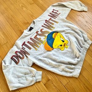 Vintage 90s Warner Bros Tweety Crewneck
